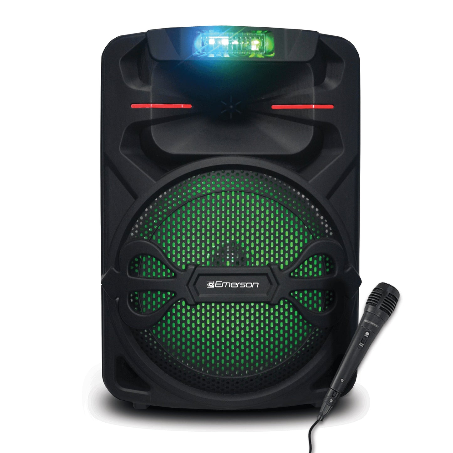 Portable 12" Bluetooth Party Speaker with Disco Lights