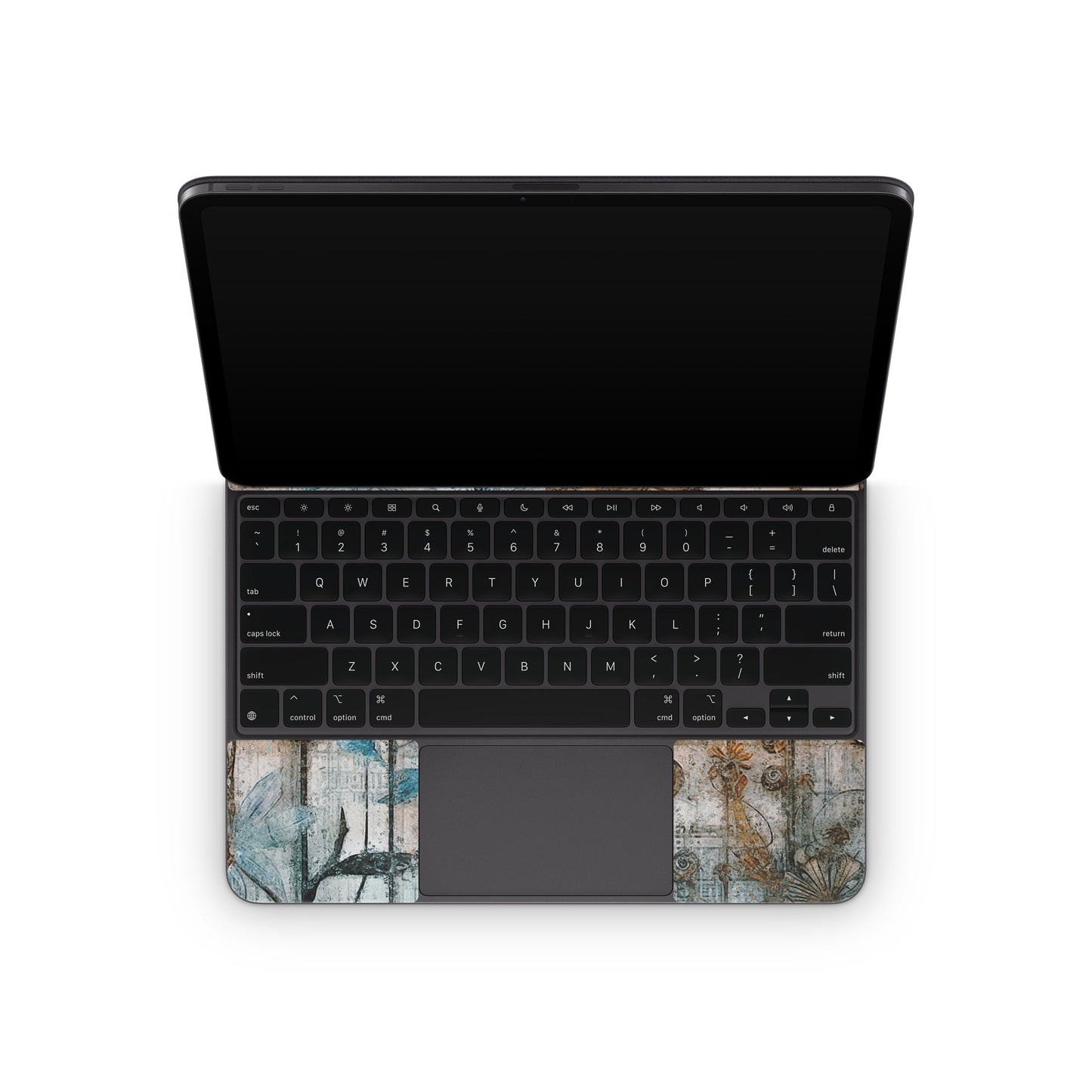 Steampunk Flowers - Apple Magic Keyboard for iPad Skin