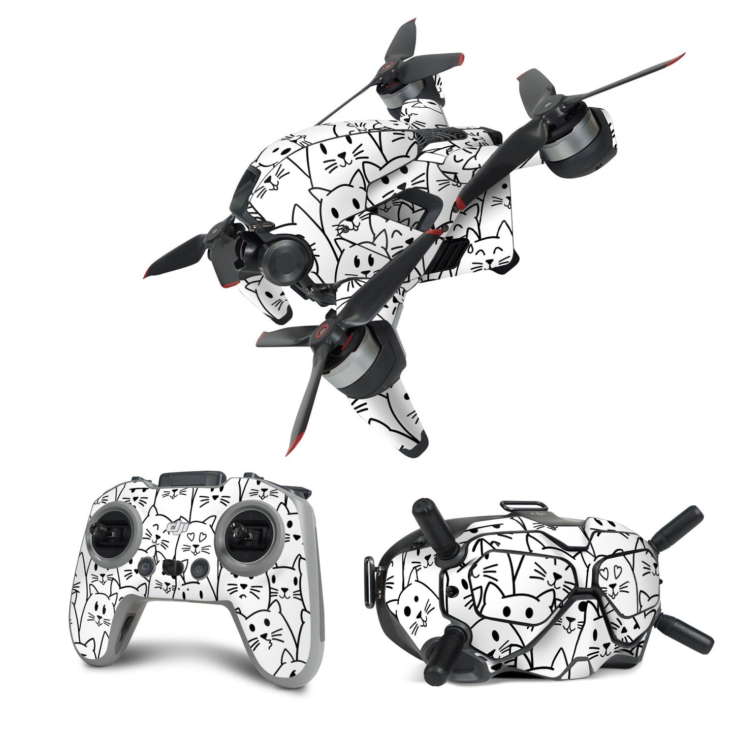 Moody Cats - DJI FPV Combo Skin