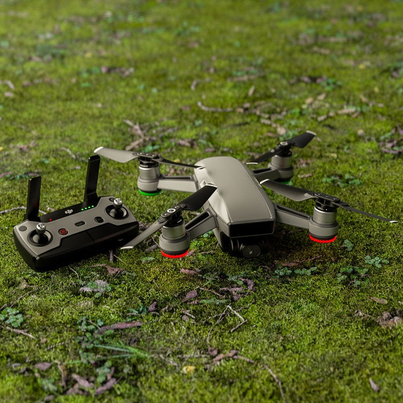 Solid State Grey - DJI Spark Skin