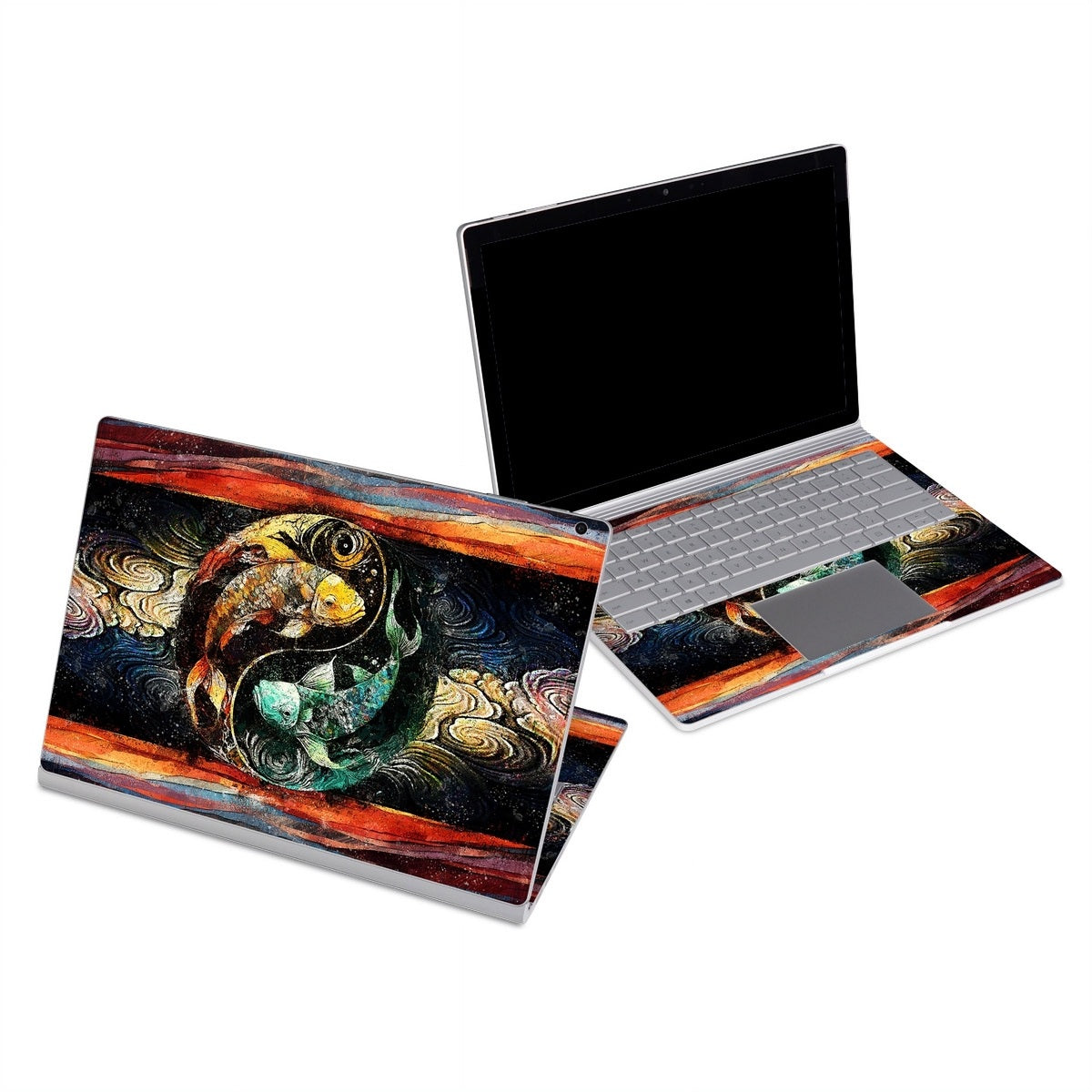 Koi Fish Yin Yang - Microsoft Surface Book Skin