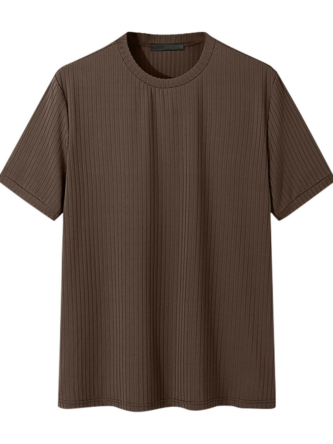 Men's Full Size Round Neck Short Sleeve T-Shirt Plus Size