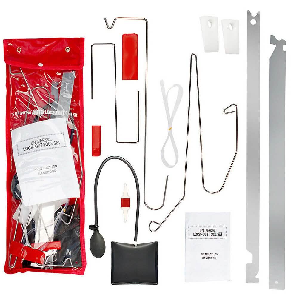 12-Piece: Car Door Unlock Tool Kit