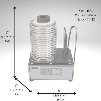 Tilt-Pour Electro-Melt Furnace for Silver, Gold, and more