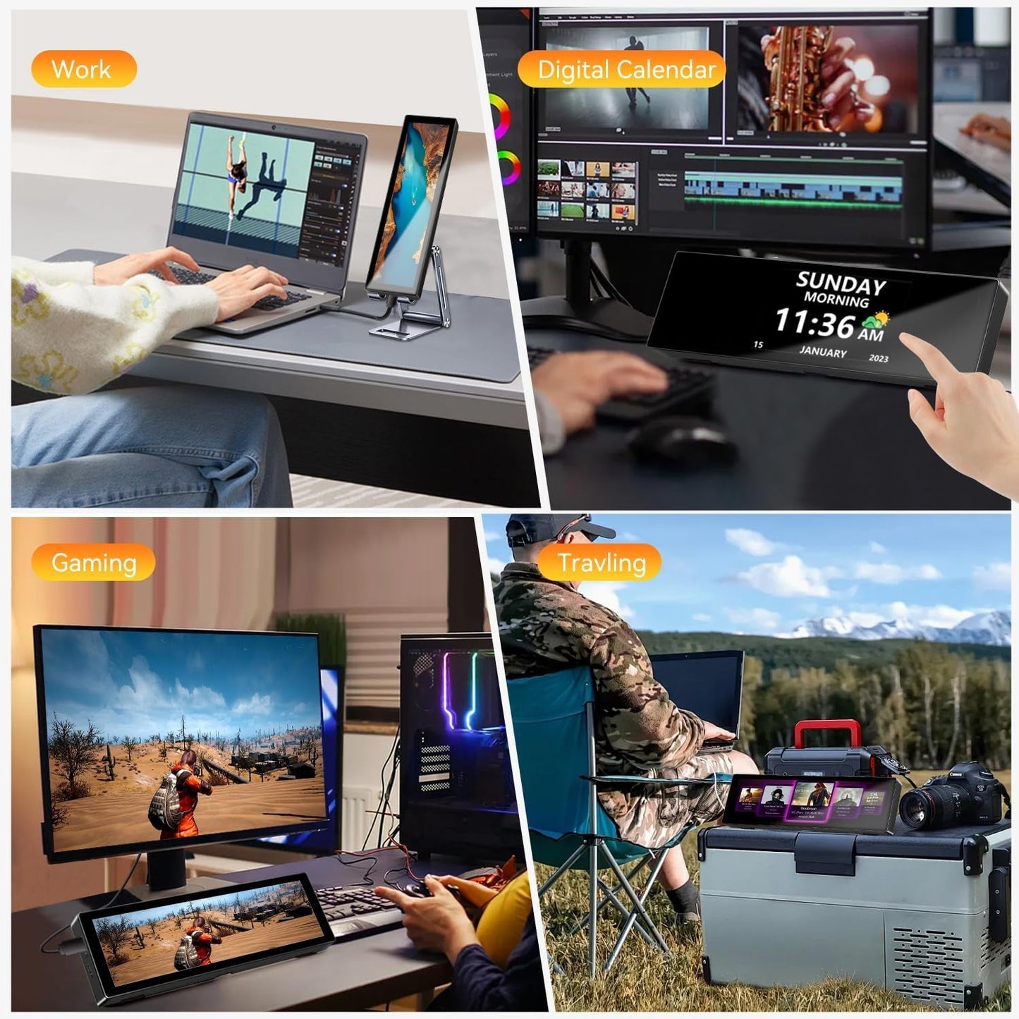 8.8 Inch Small Touchscreen Monitor