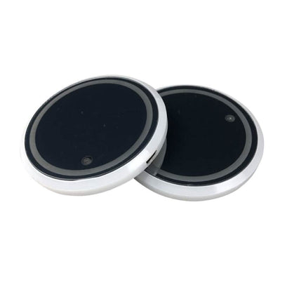 2-Pack: LED Light-Up Car Cup Coasters