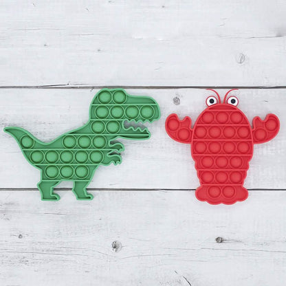 2-Pack: Push Pop Fidget Anti-Stress Pads