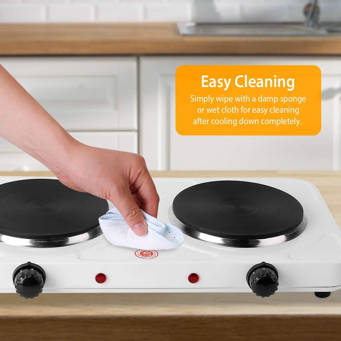 2000W Portable Double Electric Burner