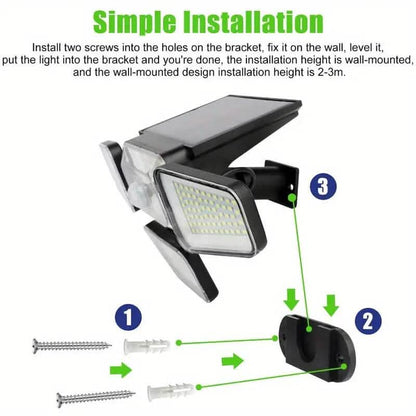 270 LED Solar Garden Outdoor Lights