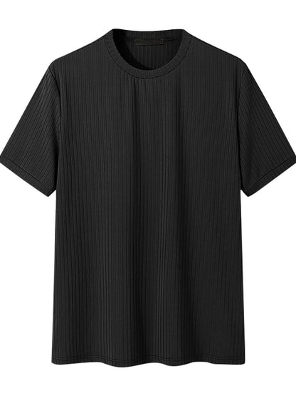 Men's Full Size Round Neck Short Sleeve T-Shirt Plus Size