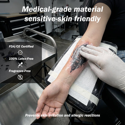 INKSOUL® Tattoo Aftercare Bandage Film 0.01mm ultrathin Roll 6in X 10yd