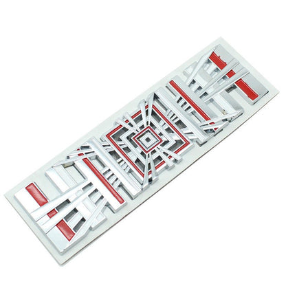 3D Metal Letter Emblem Badge | Multiple Styles | 3M Adhesive | Custom Lettering