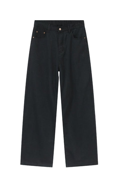 Men's Washed Straight Jeans