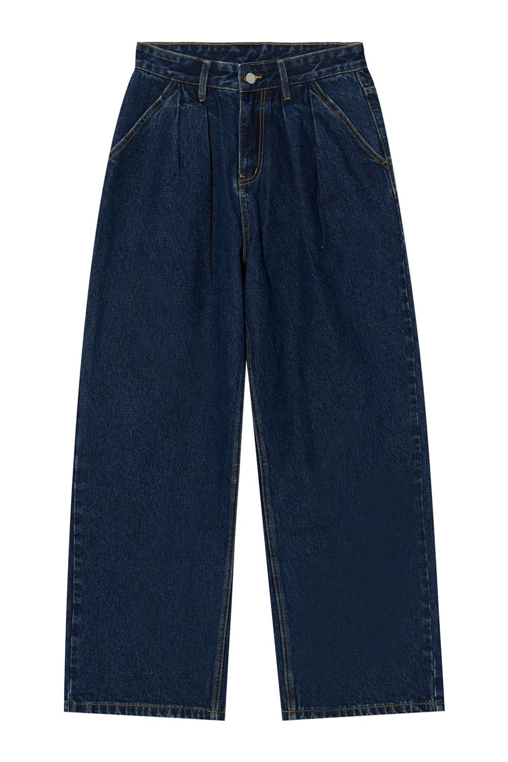 Wide Leg Jeans with Pockets