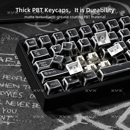 XVX Manga Theme Graffiti Cherry Profile 134-Key Dye-Sub PBT Keycap Set