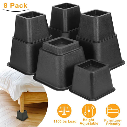 8-Pieces: Furniture Risers
