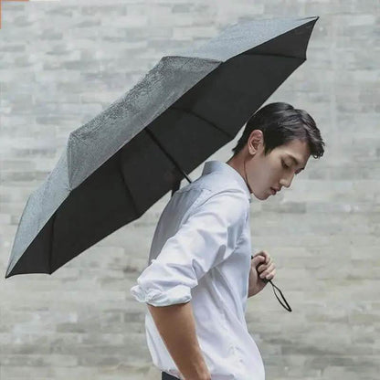 90 Fun Portable UPF40+ Waterproof Three Folding Umbrella