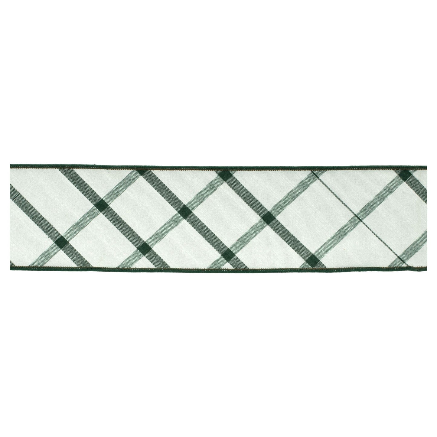 Plaid Wired Ribbon 4" x 5 Yds