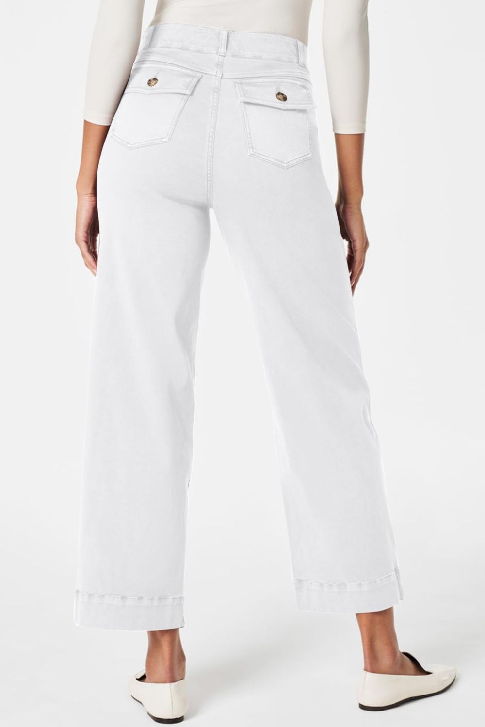 High Waist Jeans with Pockets