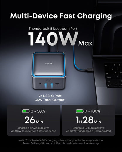 Anker Prime TB5 Docking Station (14-in-1, 8K, Thunderbolt 5 )