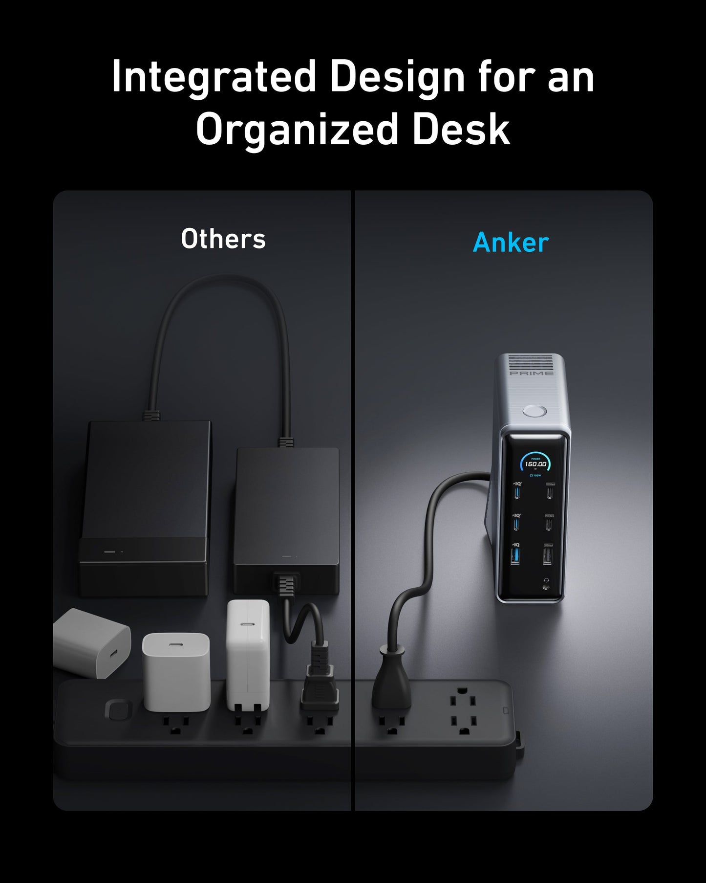 Anker Prime Charging Docking Station (14-in-1, Dual Display, 160W)