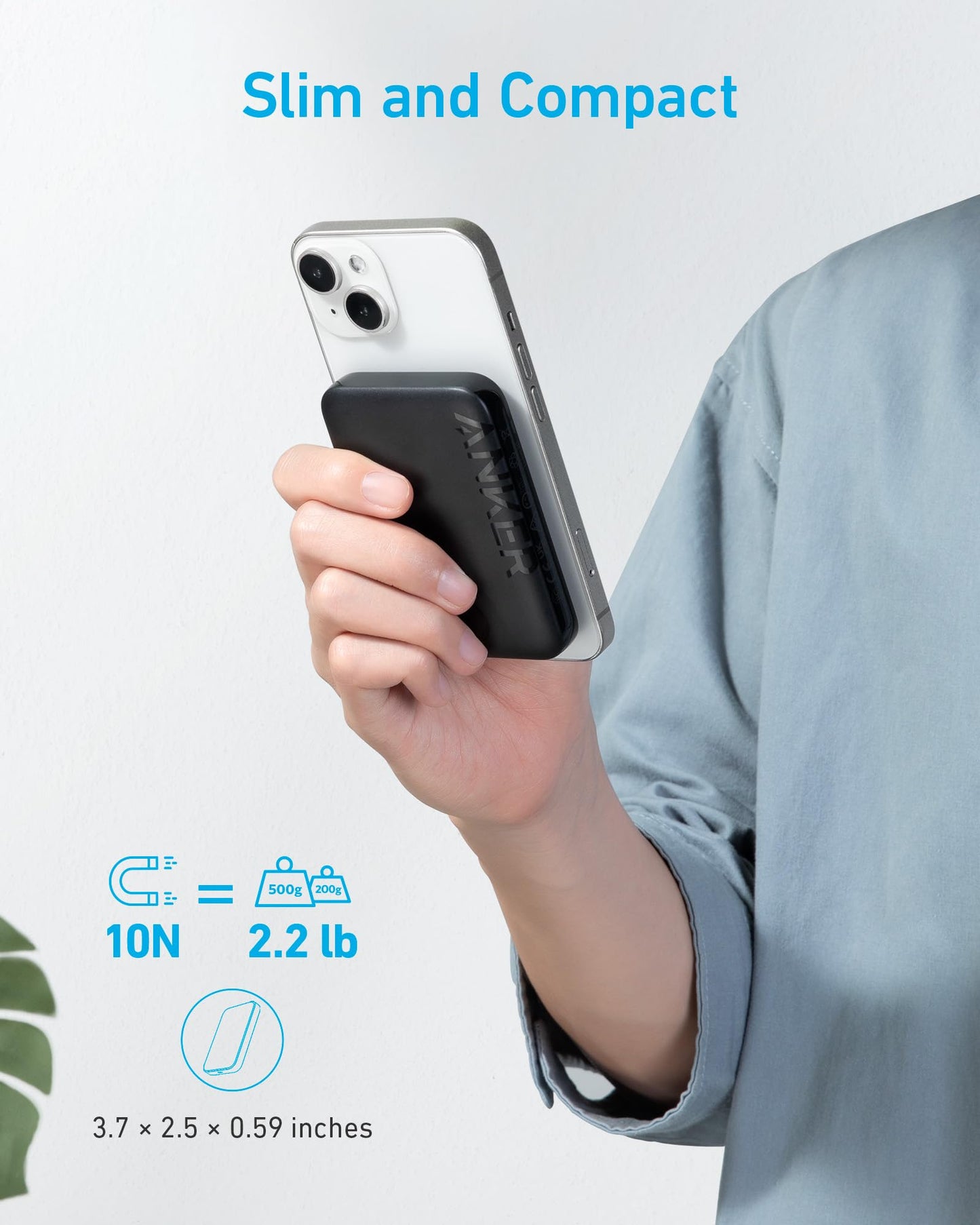 Anker <b>321</b> MagGo Battery (PowerCore Magnetic 5K)