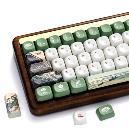 XVX U-kiyoe Fugaku (冨嶽) Series Ceramic Glaze Textured MOA Profile Keycap Set