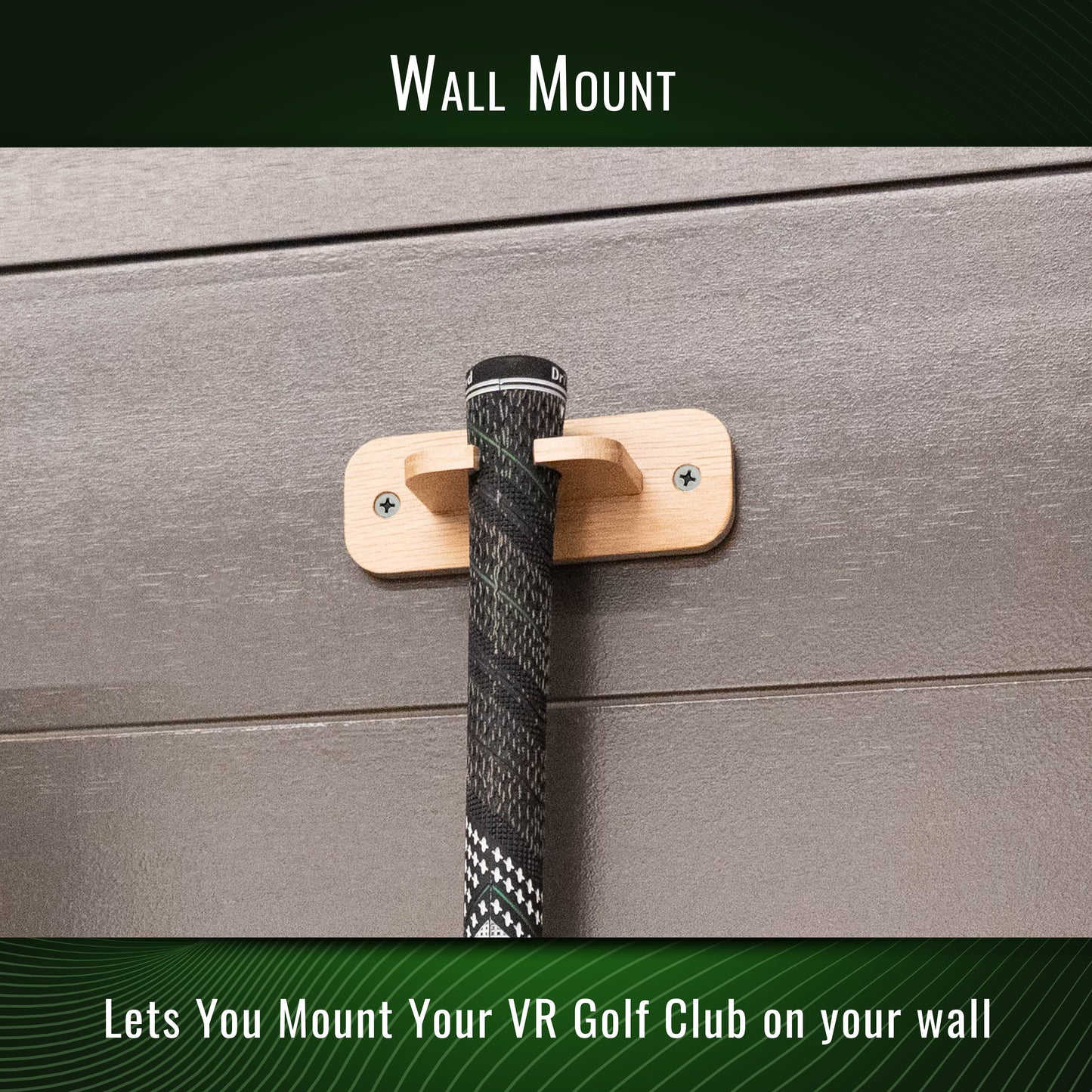 DriVR Elite - Adjustable VR Weighted Golf Club Handle Accessory - Compatible with Quest 2, 3/3s, and Pro