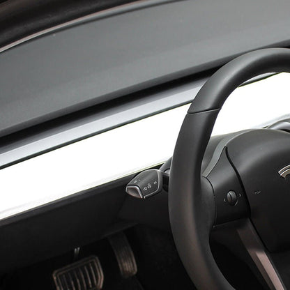 ABS Dashboard Cover for Model 3/Y | 2-Piece Set | 4 Finishes | Waterproof | 3M Adhesive