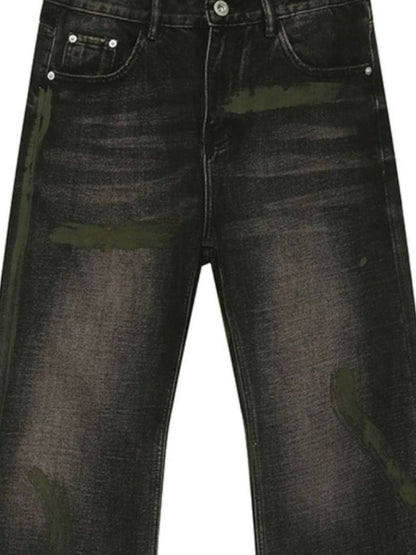 Men's Clean Fit Bootcut Jeans with Pockets