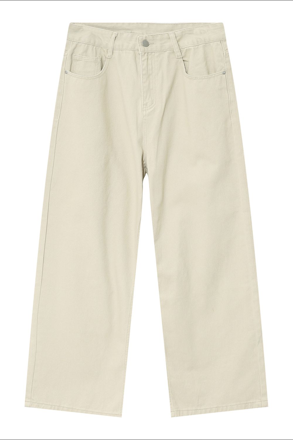 Pocketed Wide Leg Men's Jeans