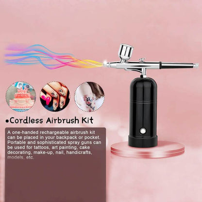 AGPtEK Airbrush Kit Mini Air Compressor