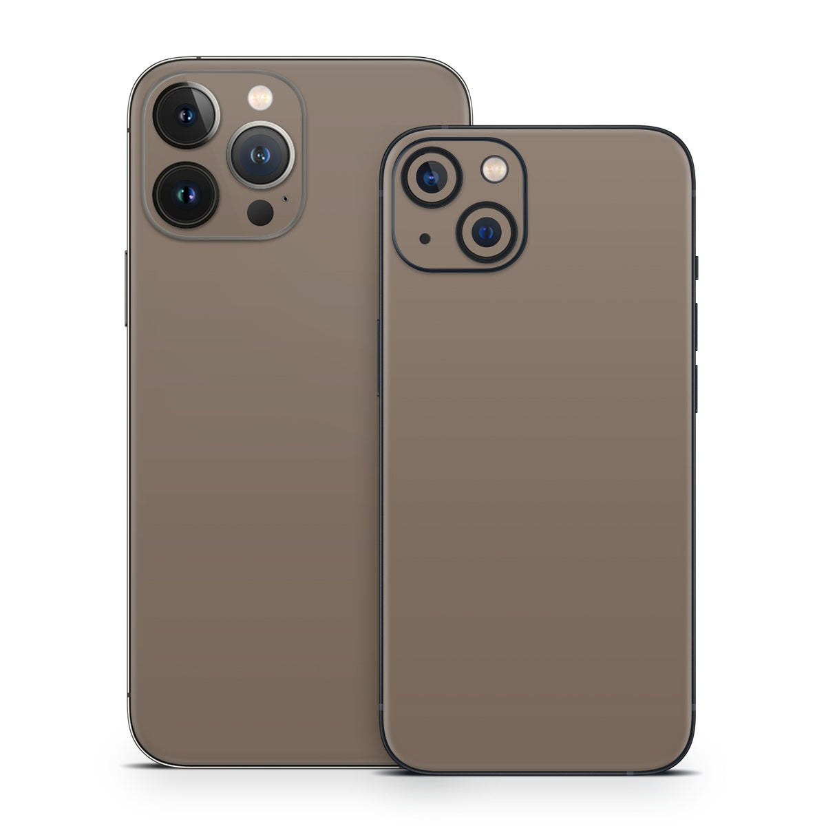 Solid State Flat Dark Earth - Apple iPhone 13 Skin