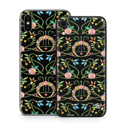 Change Nothing Flowers - Apple iPhone X Skin