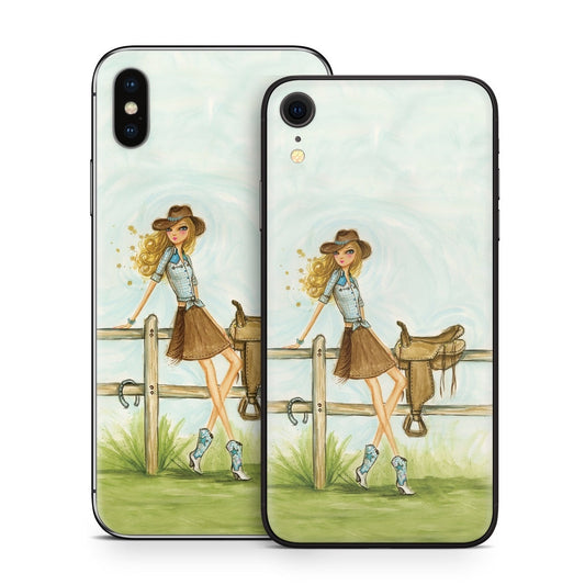 Cowgirl Glam - Apple iPhone X Skin