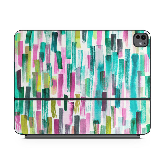 Colorful Brushstrokes - Apple Magic Keyboard for iPad Skin