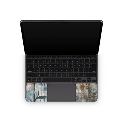 Steampunk Flowers - Apple Magic Keyboard for iPad Skin