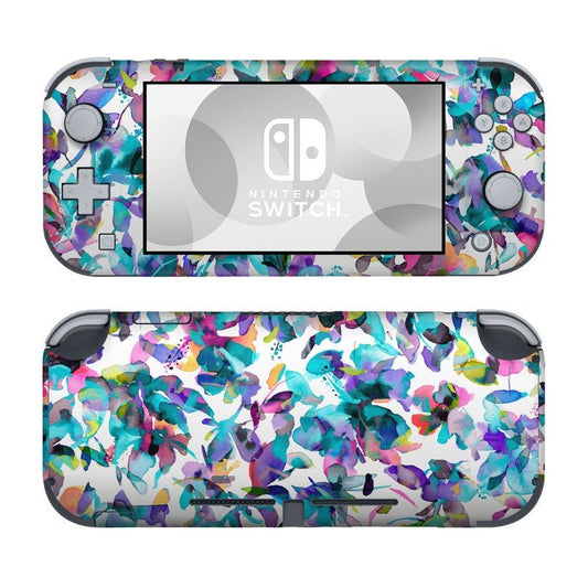 Aquatic Flowers - Nintendo Switch Lite Skin