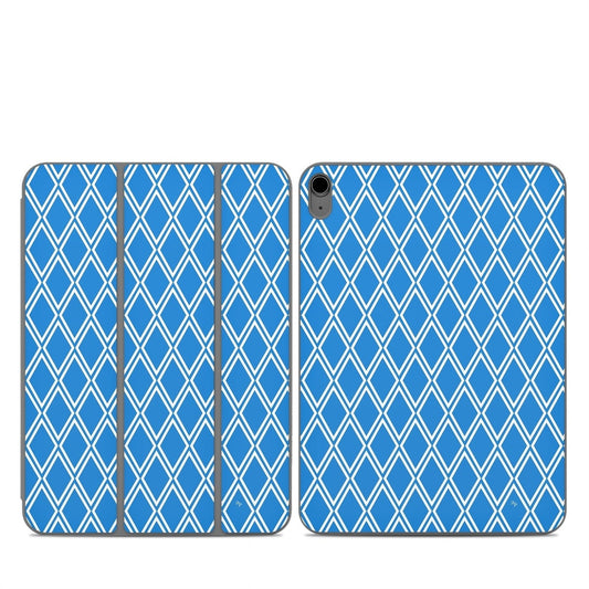 Blue Checks - Apple Smart Folio Skin
