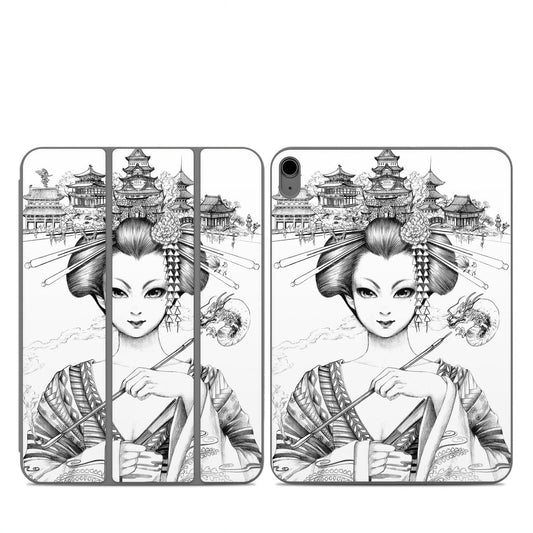 Geisha Sketch - Apple Smart Folio Skin