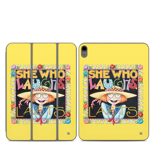 She Who Laughs - Apple Smart Folio Skin