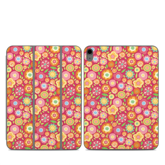 Flowers Squished - Apple Smart Folio Skin