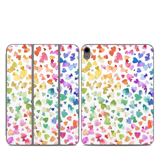 Valentines Love Hearts - Apple Smart Folio Skin