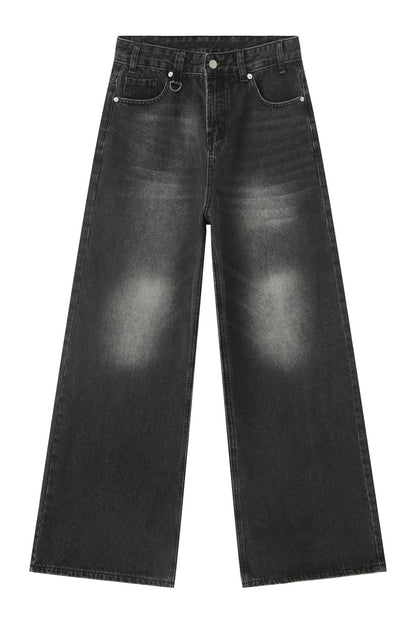 Wide Leg Jeans with Pockets