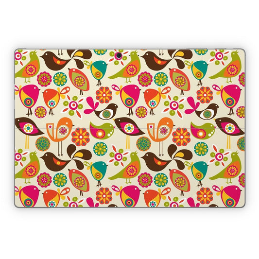 Bird Flowers - Microsoft Surface Pro Skin
