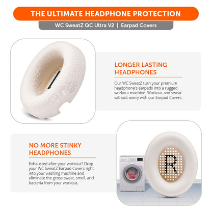 Bose QuietComfort Ultra Gen 1 & Gen 2 Earpad Sweat Covers - WC SweatZ QC Ultra