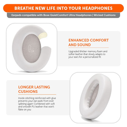 Bose QuietComfort Ultra Gen 1 & Gen 2 Earpads - WC PadZ QC Ultra