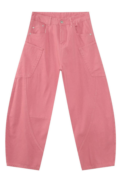 Men's Mid Rise Wide Leg Jeans