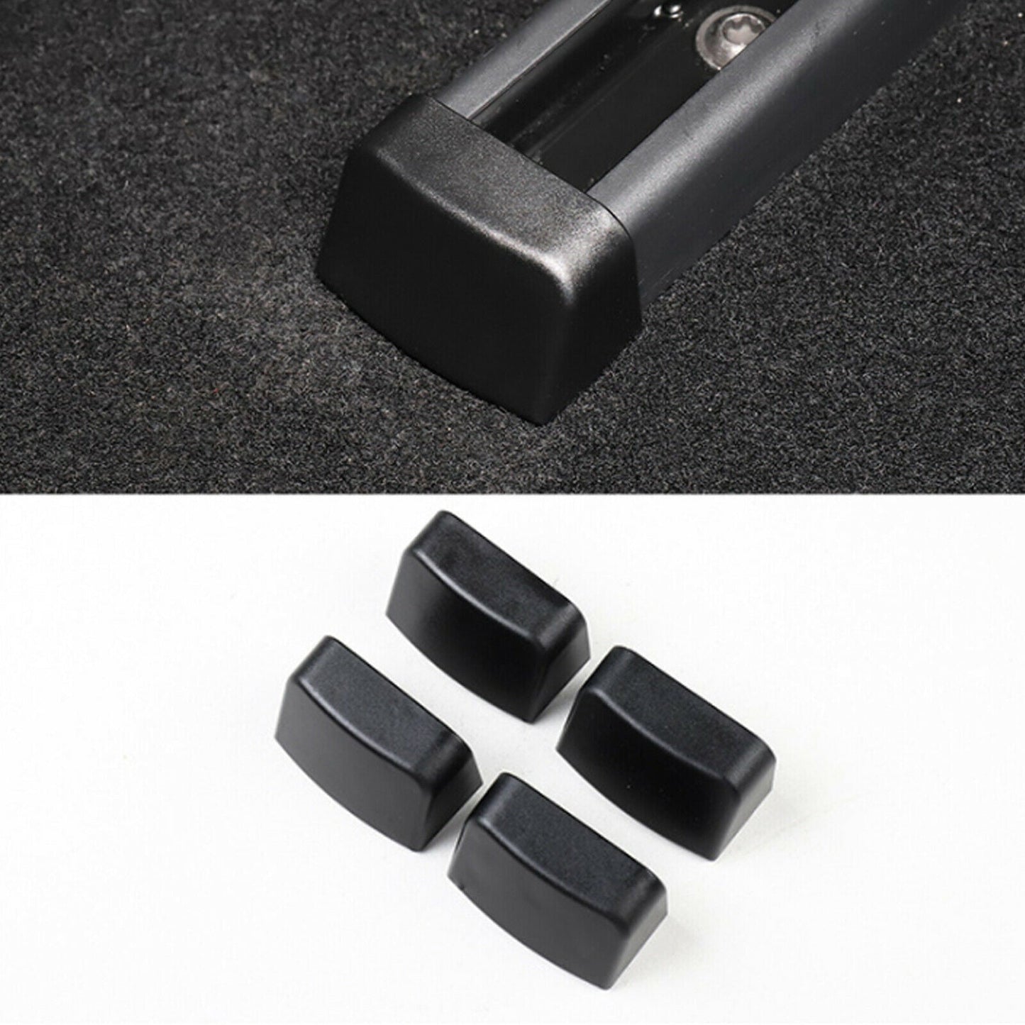 Seat Slide Rail Safety Plugs for Model 3/Y | 4-Pack