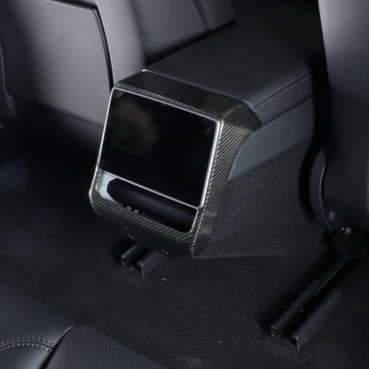 Carbon Fiber Backseat Vent Cap Cover For Model 3 Highland & New Model Y